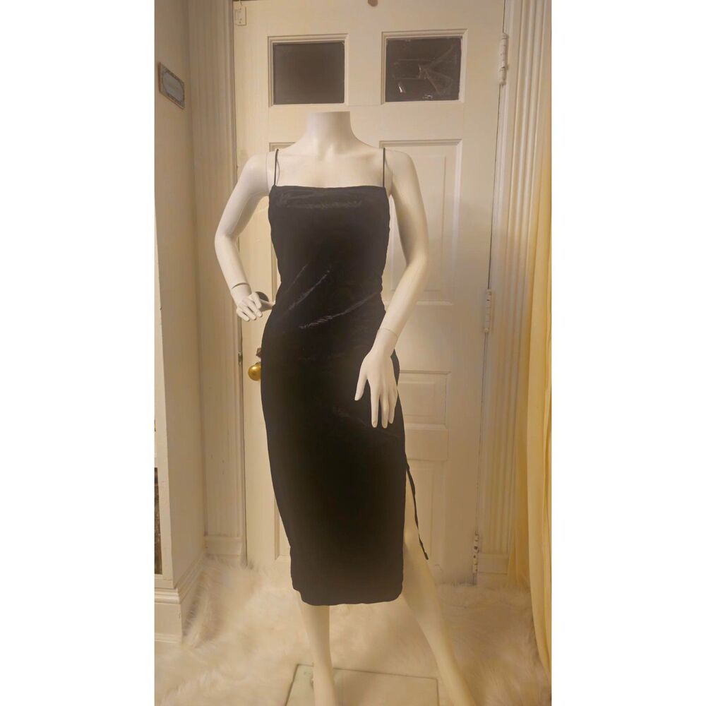 Kollyy Y2K Velvet Midi Dress - Mystical Octopus & Moon Print
